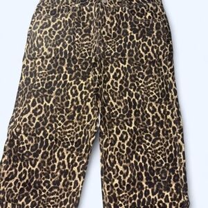 Forever 21 Animal Print Baggy Pants Size Waist 33